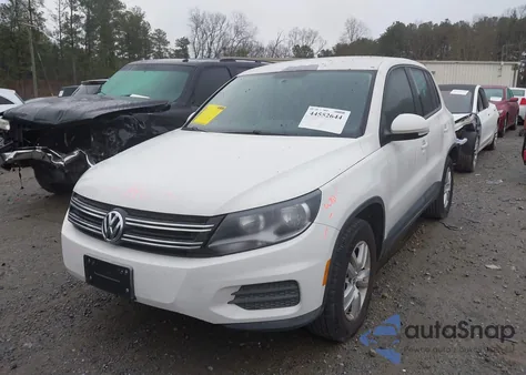 2013 Volkswagen Tiguan S from USA, damaged, VIN WVGAV3AX1DW603587